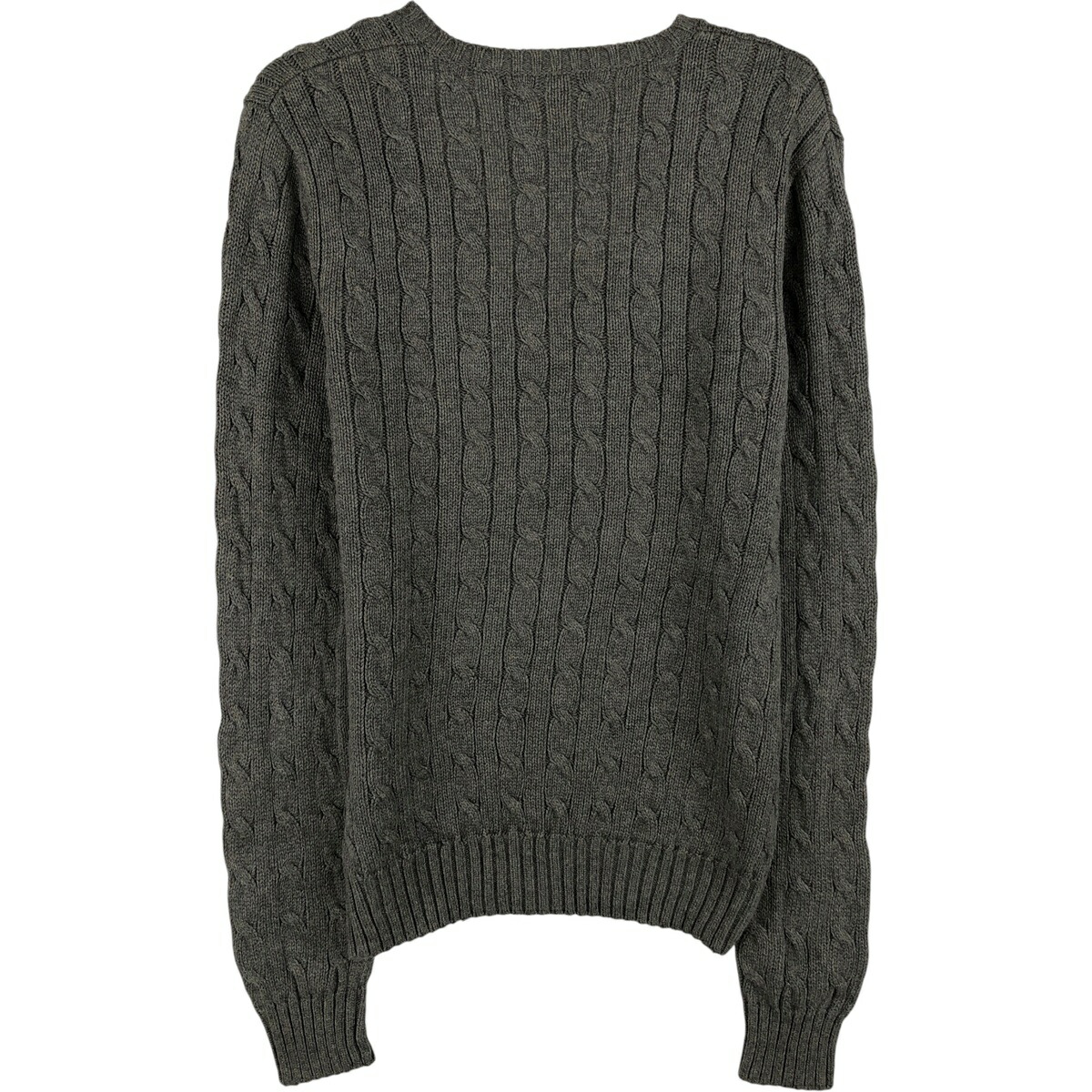 古着 ラルフローレン Ralph Lauren RALPH LAUREN SPORT ケーブル編み V