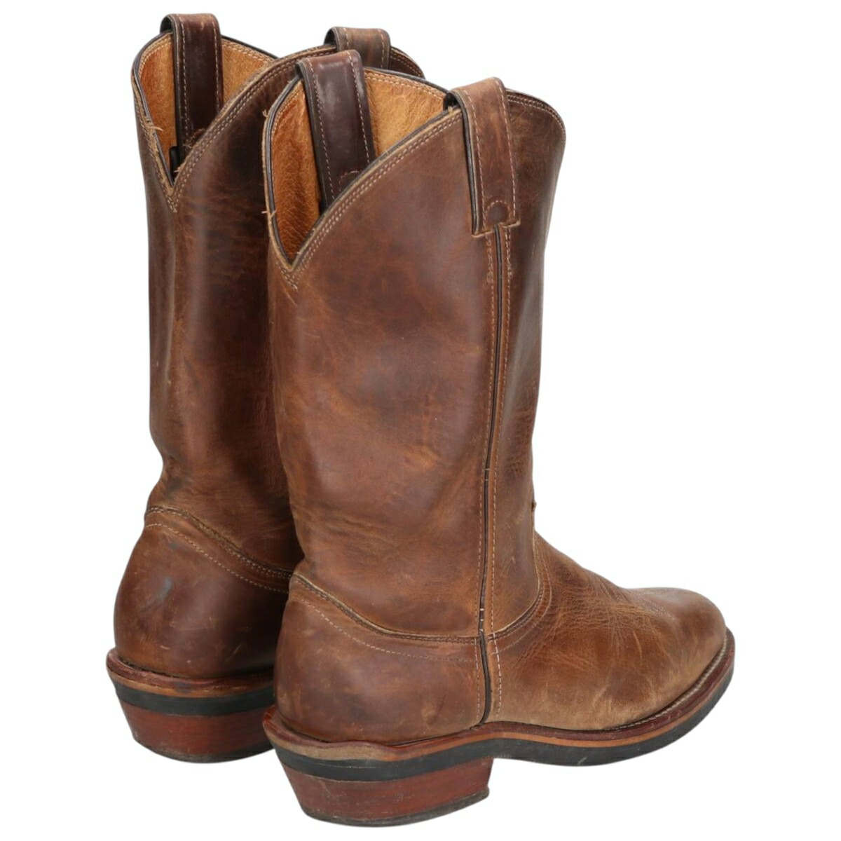 古着 90年代 チペワ CHIPPEWA 白タグ ウエスタンブーツ USA製 9D