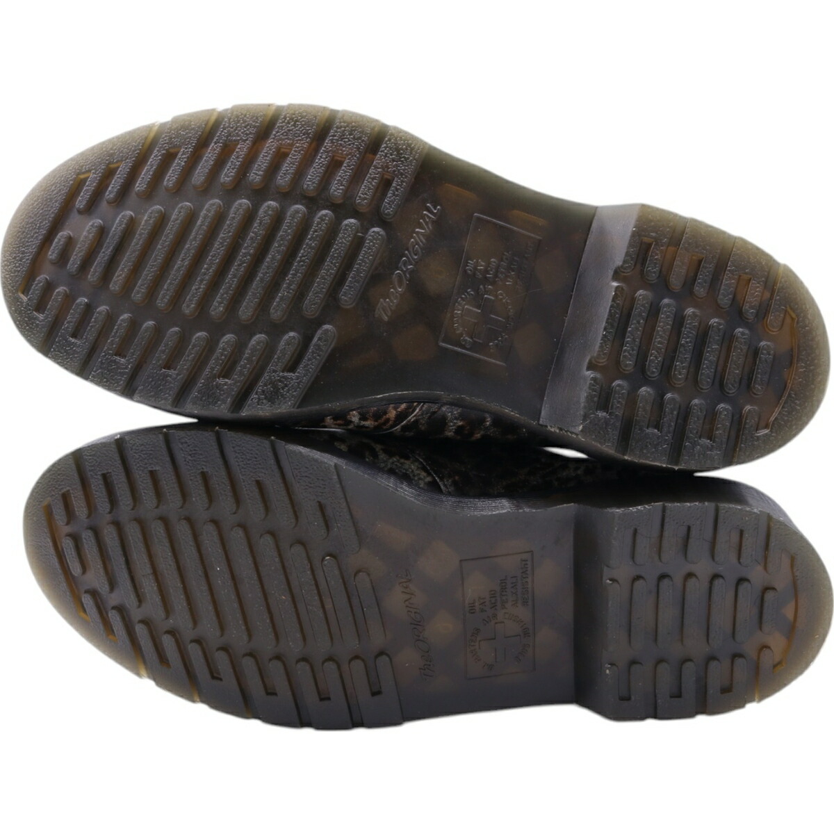古着 ドクターマーチン Dr.Martens レオパード柄 ヒョウ柄 3ホール