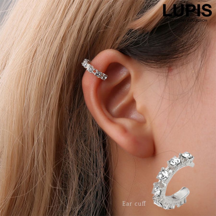 ステーションストーンイヤーカフピアス | 激安イヤリングの通販販売