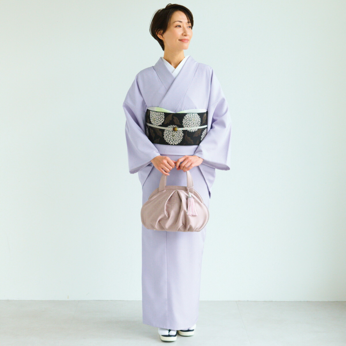 ☆25％OFF☆【CHIKUMO-千雲-】洗える着物 単衣仕立て 東レシルック江戸