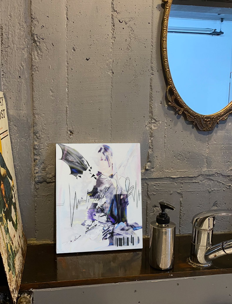 川口莉奈 × KINGLYMASKコラボ直筆サイン＆直筆シリアルナンバー入り