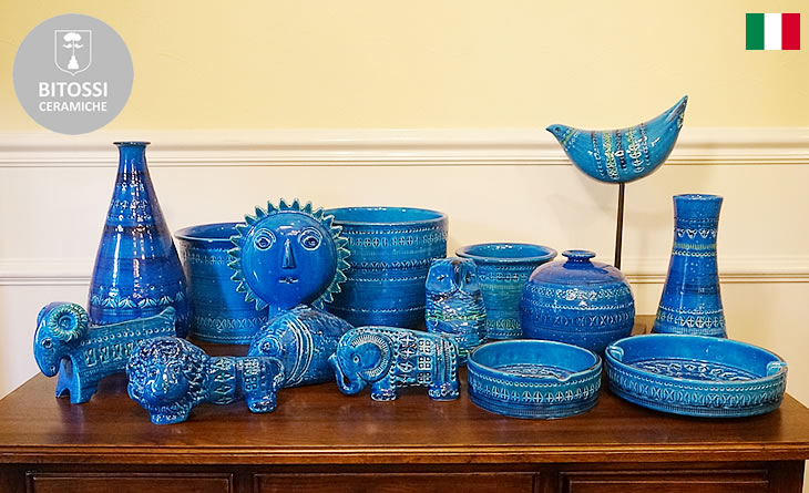 イタリア陶器　BITOSSIコレクション　ミッドセンチュリーデザイン ミッドセンチュリーデザイン イタリアが生んだヴィンテージ陶器