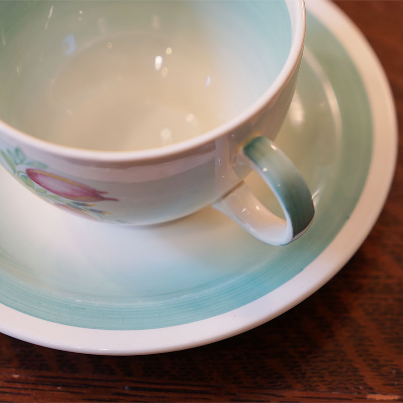 楽天市場】Susie Cooper スージークーパー カップ＆ソーサー グリーン