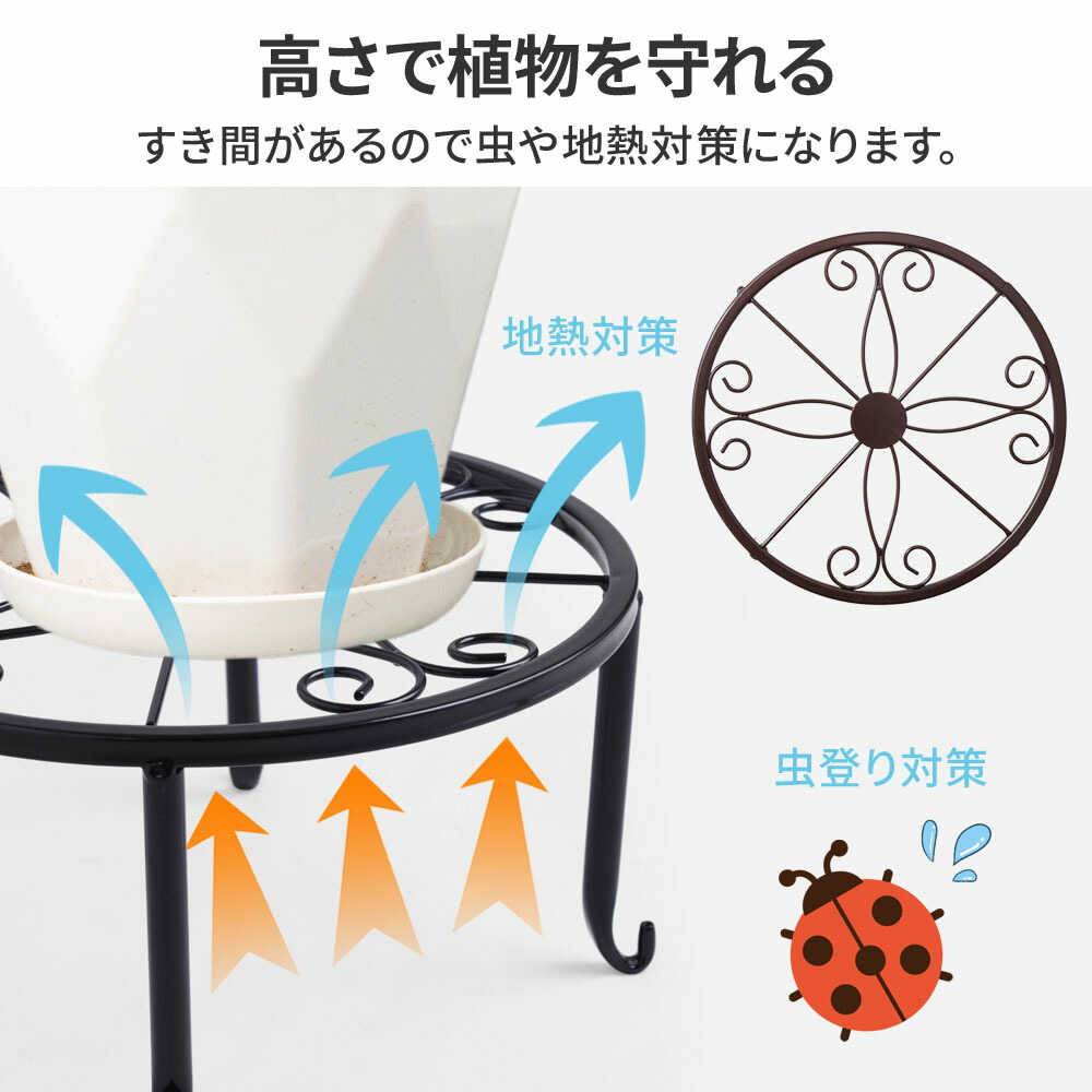 楽天市場】【半額&5%OFFクーポン配布3/1 利用条件あり】 鉢置き台 屋外