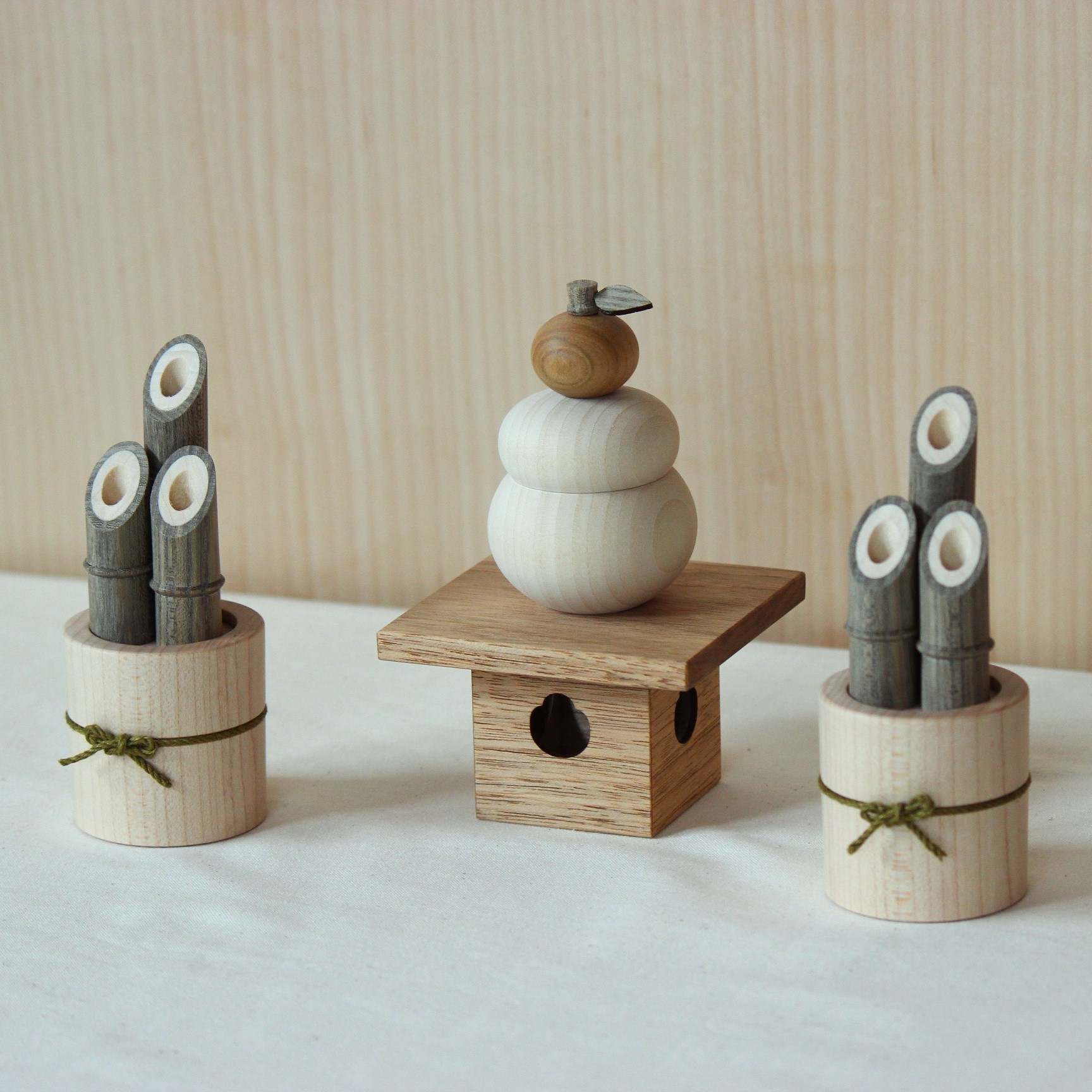 楽天市場】木製鏡餅 と 門松 正月飾り 12/23～12/25発送 : 北の小さな