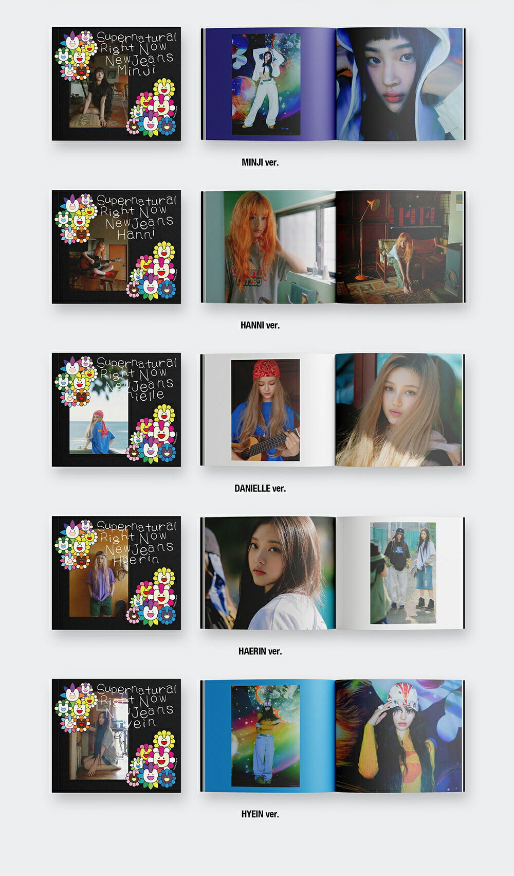 楽天市場】【セット/アルバム5種】 NewJeans - Supernatural (NJ X