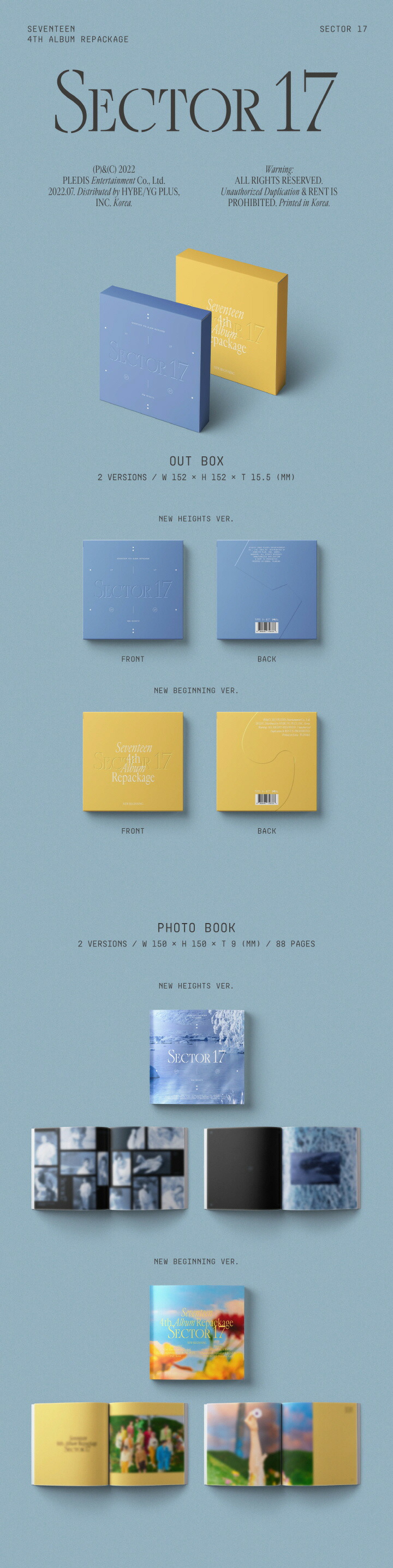 楽天市場】【おまけ15種付き】SEVENTEEN 4th Album Repackage