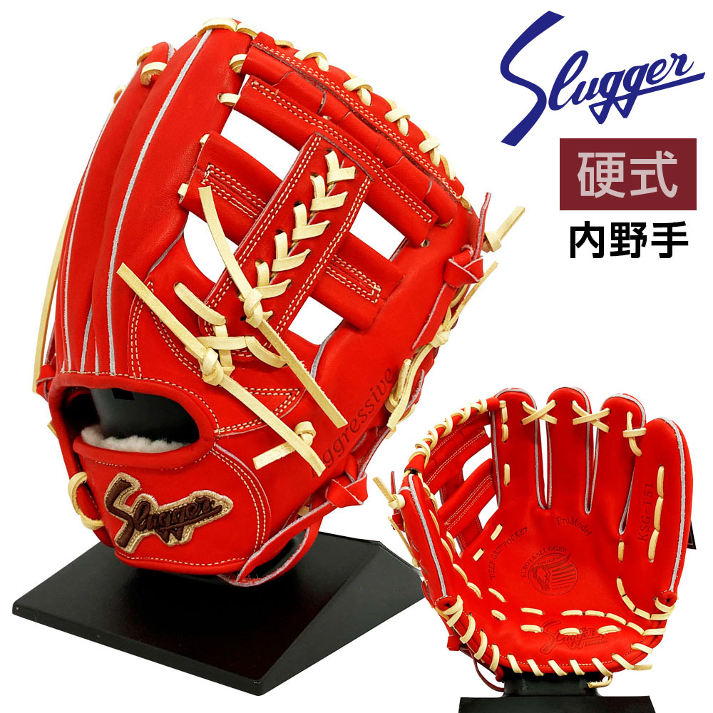 久保田スラッガー 硬式 グローブ 内野手 野球 KSG-T51 右投げ用 GR