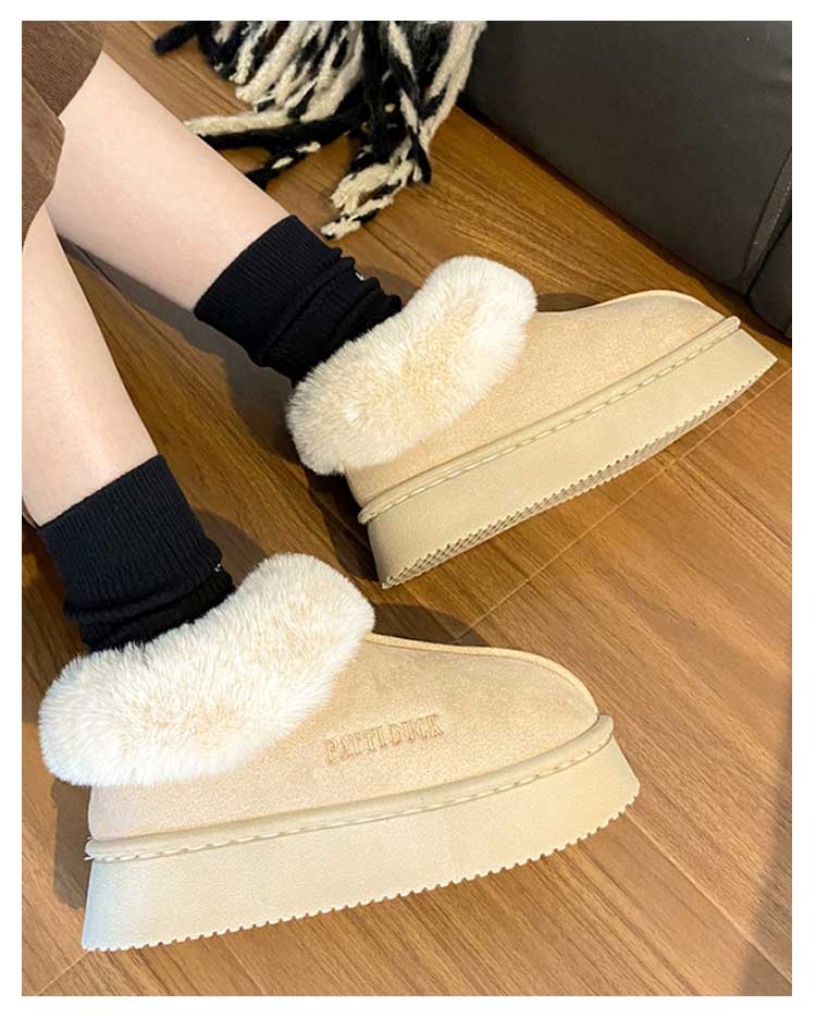 楽天市場】【厚底ムートンブーツ】ファーブーツ スノーブーツ