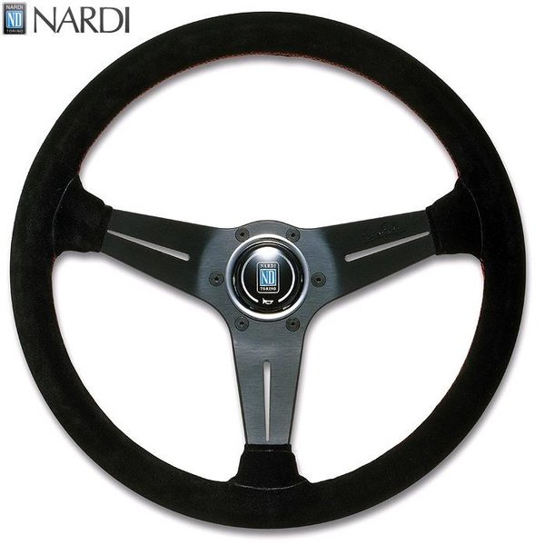 楽天市場】NARDI ナルディ N755 パンチングレザー&ブラックスポーク