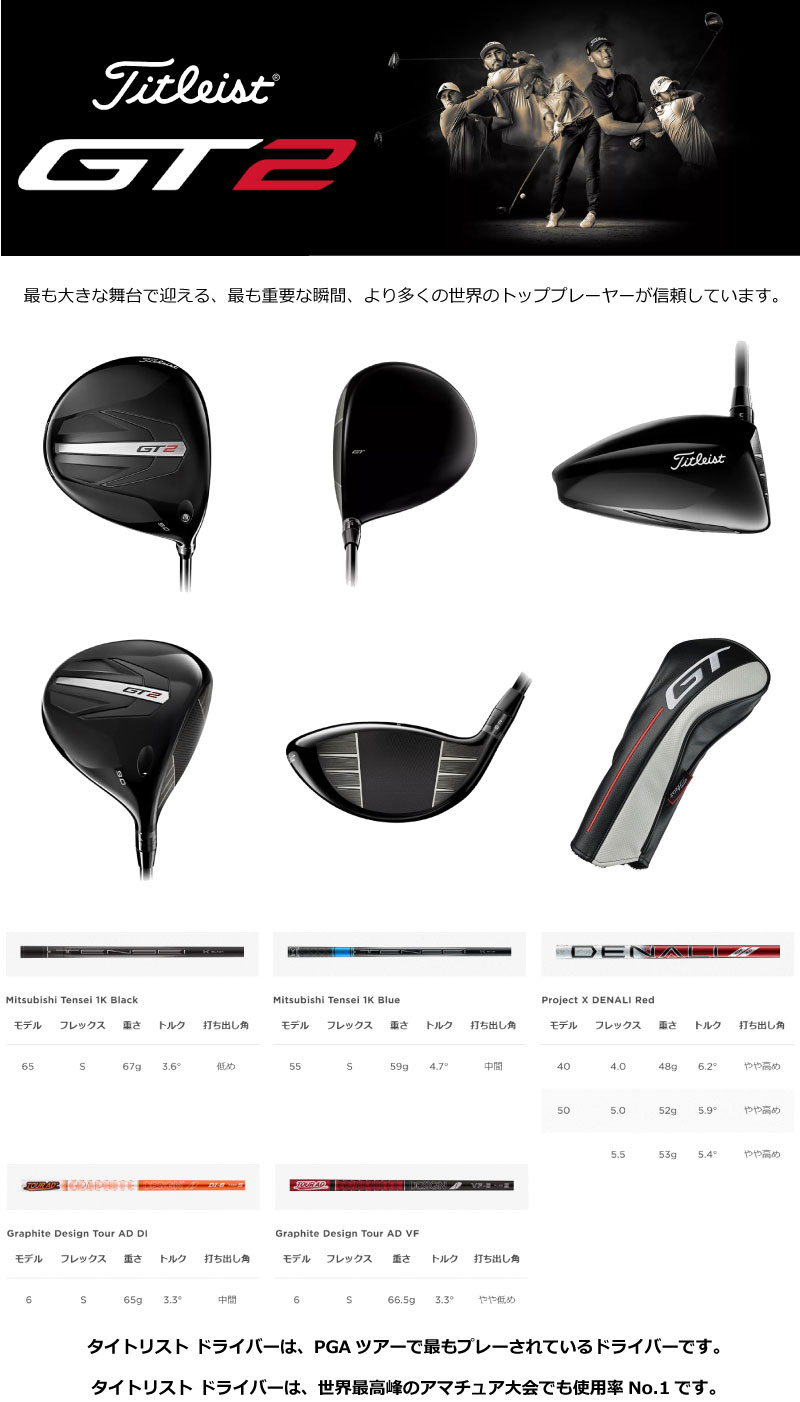 楽天市場】プライスダウン タイトリスト GT2ドライバー Titleist GT2