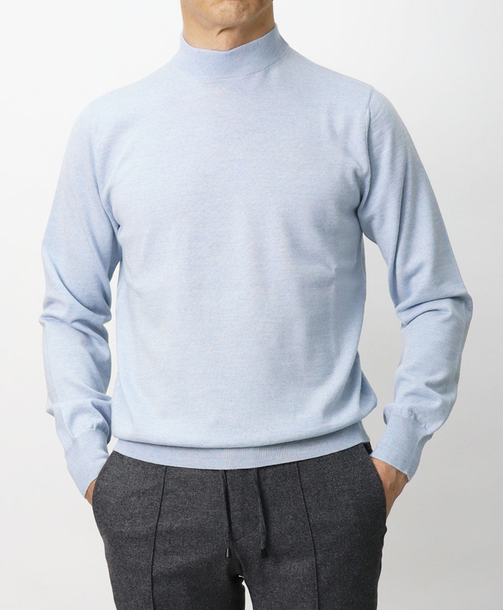 クルチアーニ / Cruciani / モックネック ハイゲージ ニット / 27