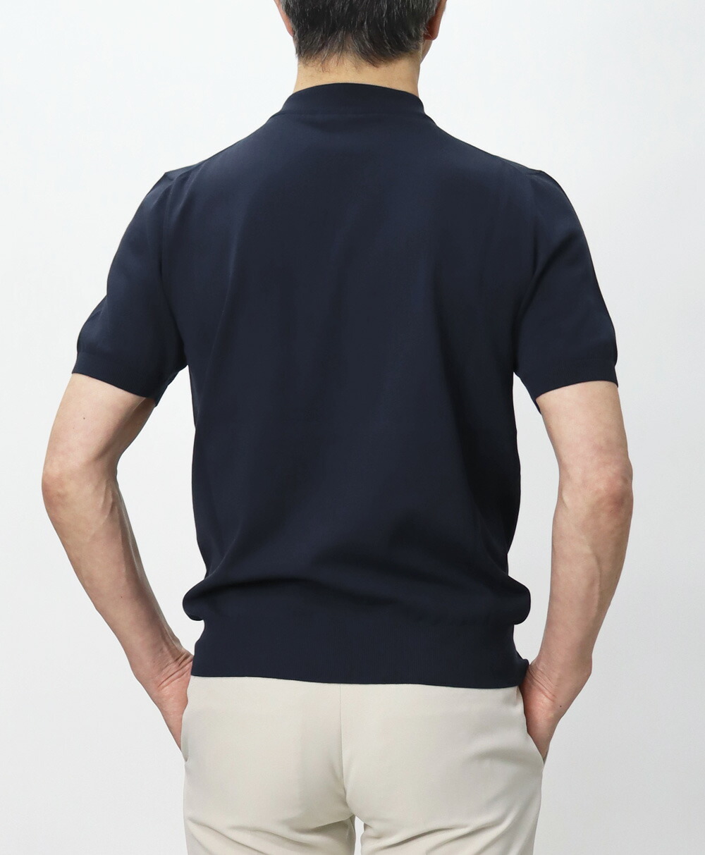 クルチアーニ / Cruciani / コットン / ハイゲージ / モックネック