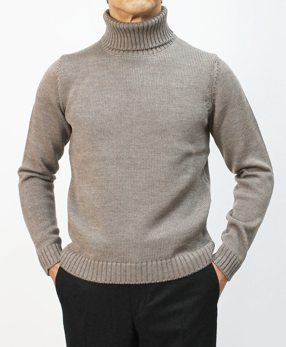 ザノーネ / ZANONE / タートルネック ニット / ウール ミドルゲージ 5G