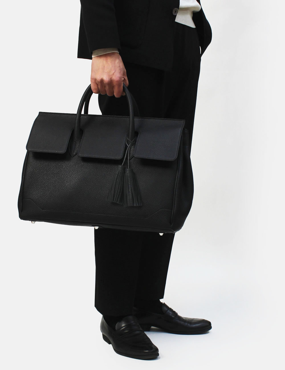 アカーテ / ACATE / OSTRO - S / オストロ / レザー フラップ ボストン