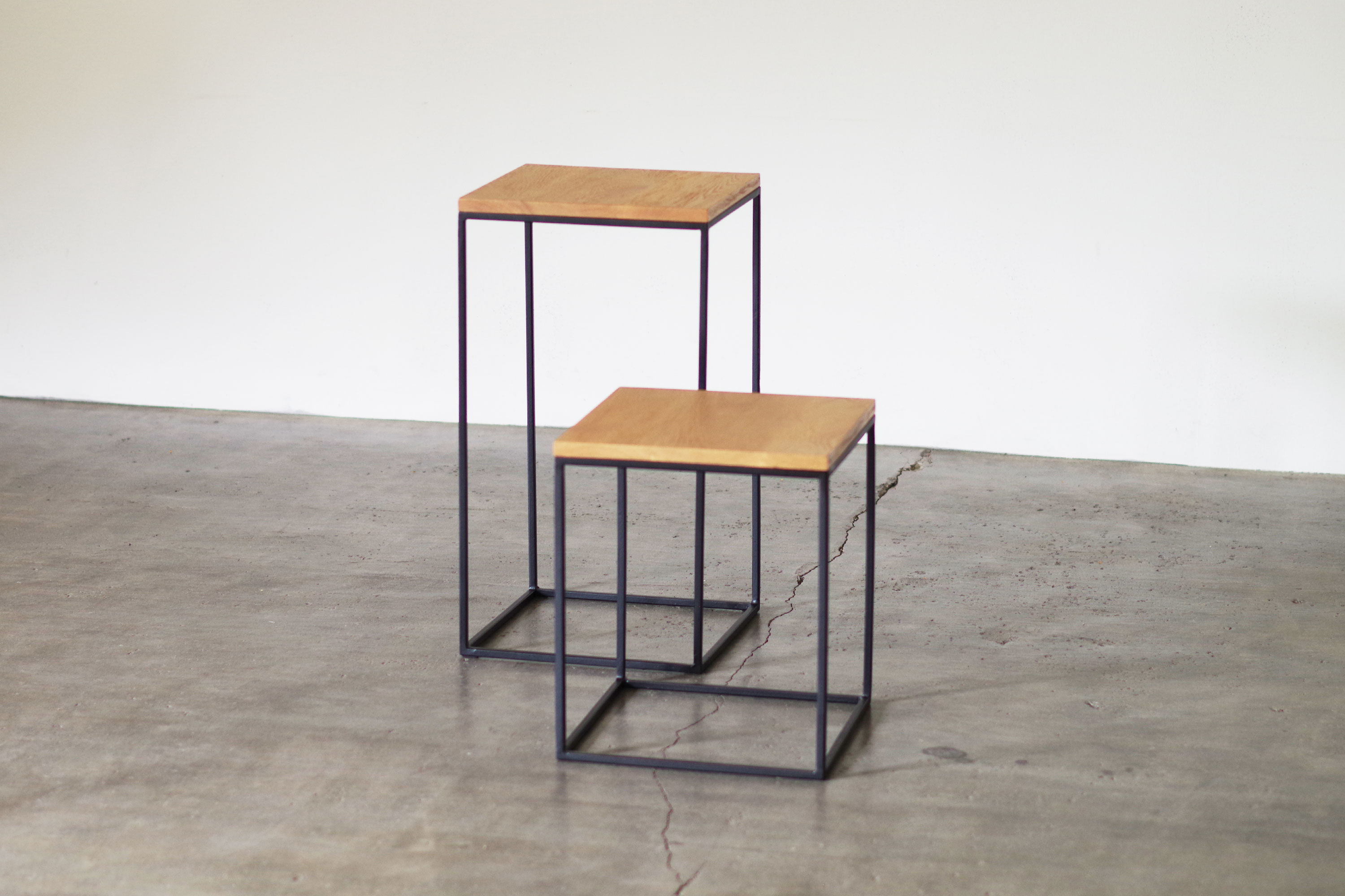 楽天市場】サイドテーブル 木製 北欧 シンプル アイアン ベッドサイド