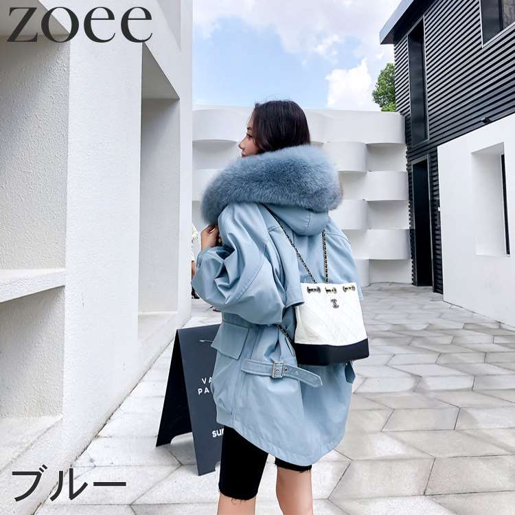 楽天市場】モッズコート レディース 秋冬 アウター フォックスファー