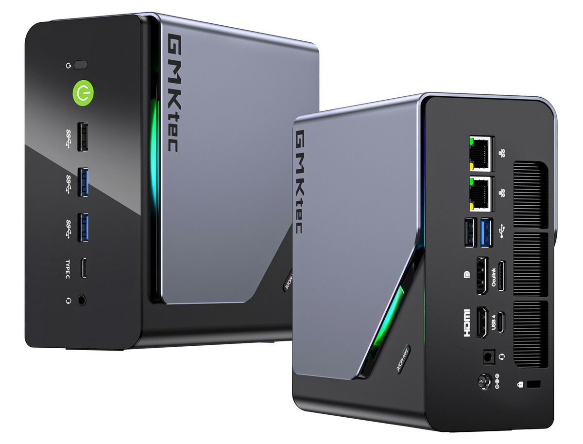 GMKtec ミニPC Nucbox K12 メモリ32GB ストレージ1TB AMD Ryzen 7 H
