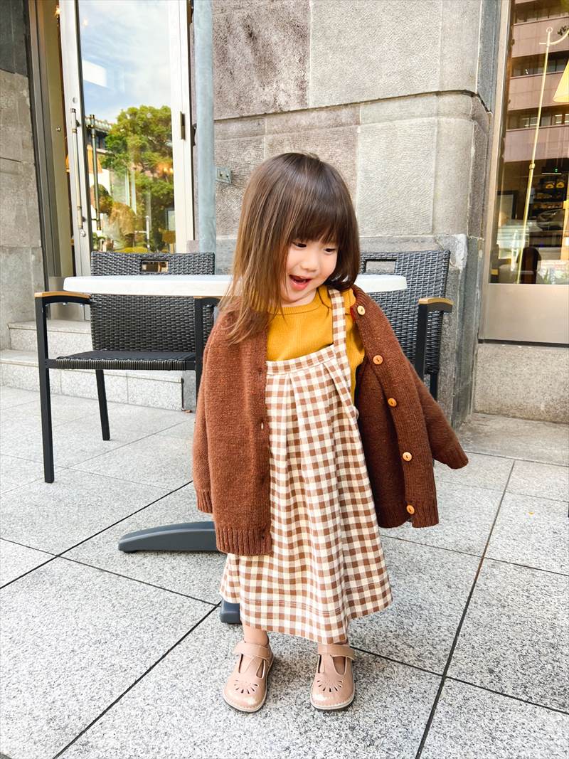 Organic Zoo】Soil Boxy Wool Cardigan 【1-2歳/2-3歳/3-4歳】 長袖