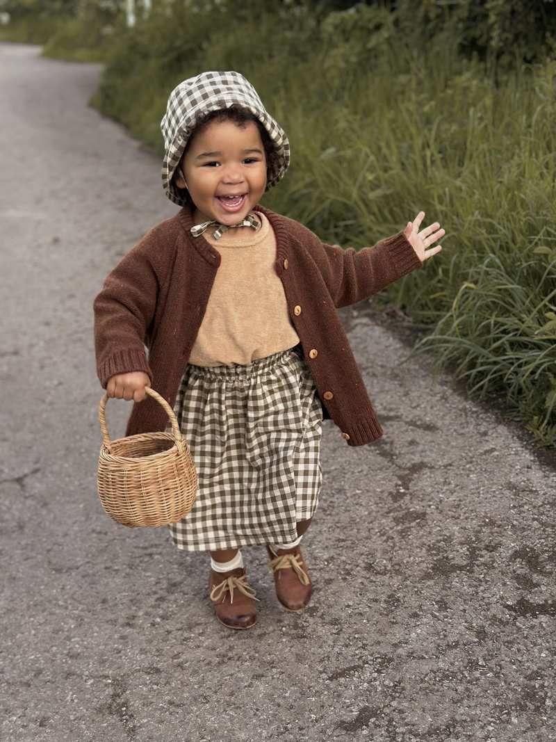 Organic Zoo】Soil Boxy Wool Cardigan 【1-2歳/2-3歳/3-4歳】 長袖