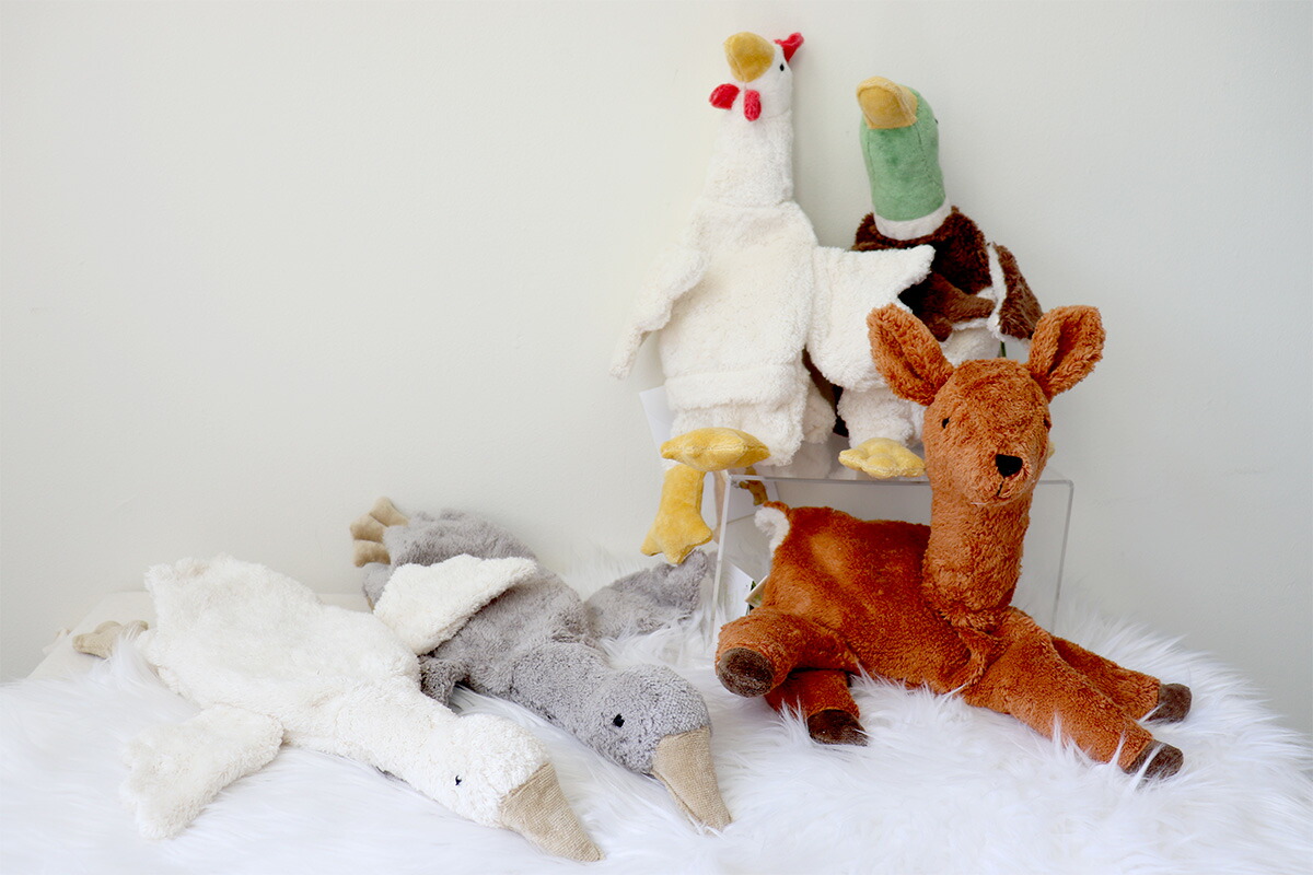 ゼンガーナチュウェルト | ガチョウ グレー ぬいぐるみ - Little