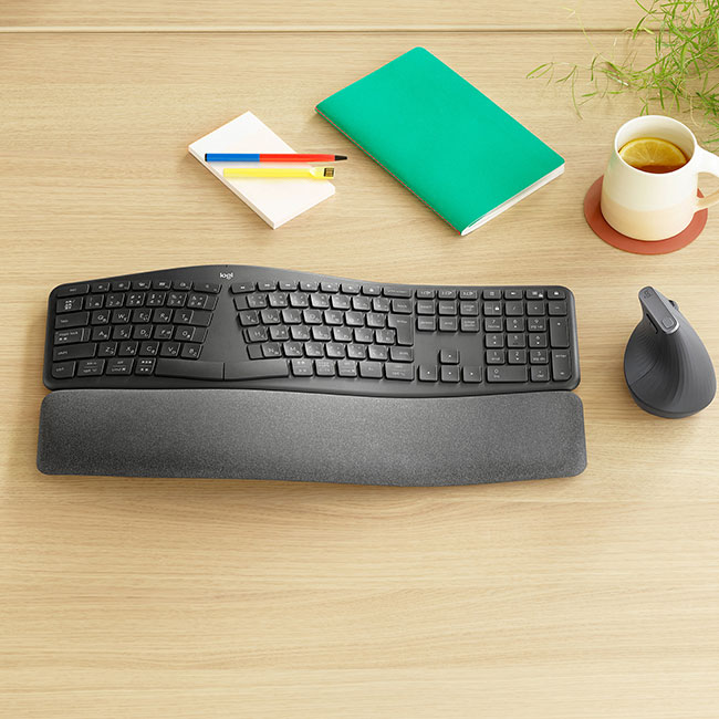 楽天市場】ロジクール ERGO K860 エルゴノミック スプリット