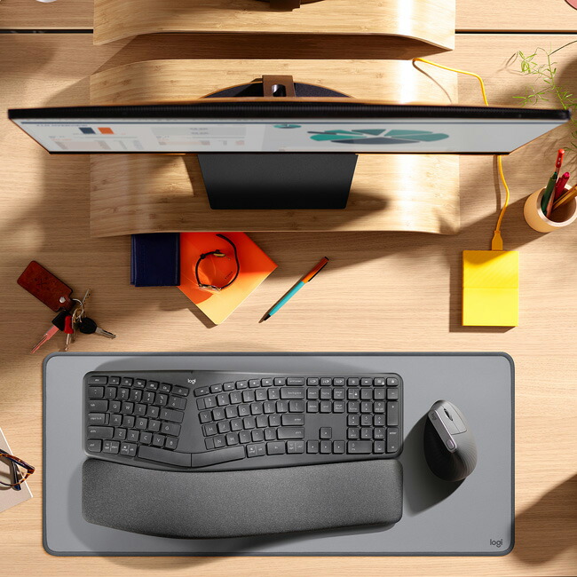 楽天市場】ロジクール デスクマット MP20 撥水 大型 ミッドグレー