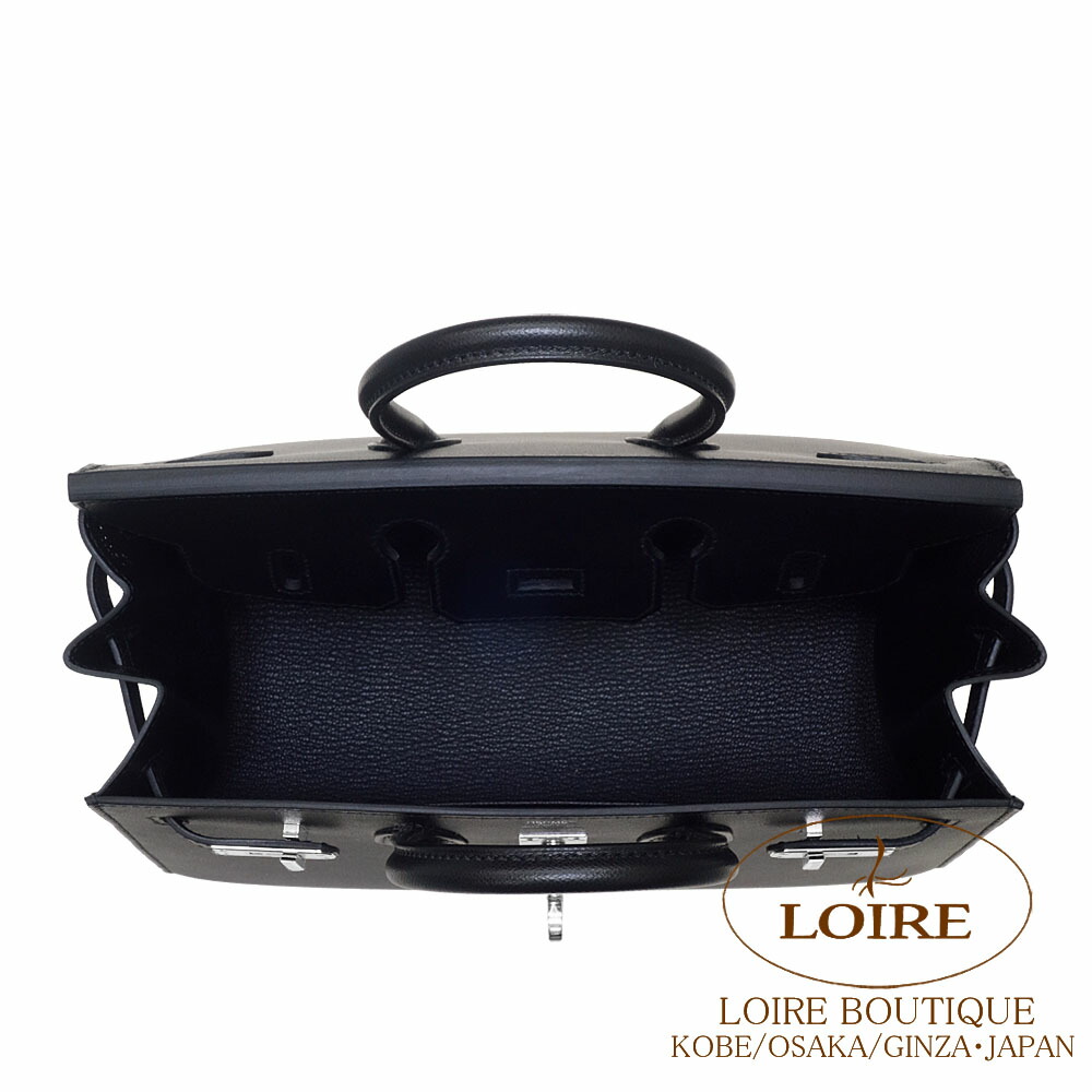 楽天市場】エルメス バーキン 30 ボックスカーフ クロ シルバー金具