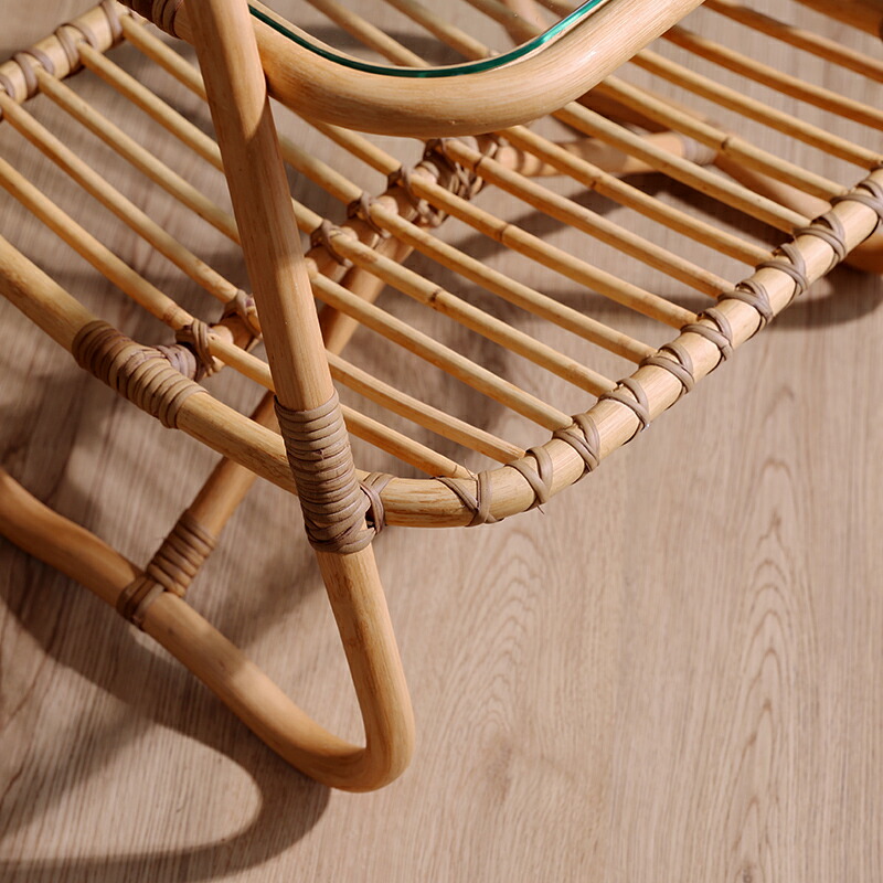 アジア家具 ラタンテーブル 籐製 サイドテーブル 籐家具 ナイト