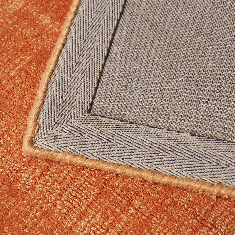 淡いカフェオレとくすみピンク ヴィンテージラグ 石田ゆり子さんNo.687