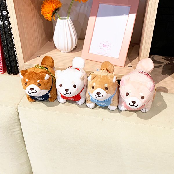 忠犬もちしば ぬいぐるみ ボールチェーン おかか マスコット