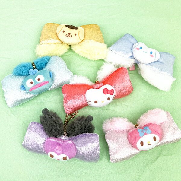 サンリオ ふわみみリボン バッグチャーム マイメロディ キーホルダー