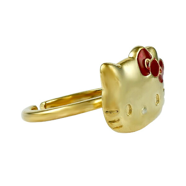 サンリオ ハローキティ フリーサイズ リング ゴールド アクセサリー Sanrio