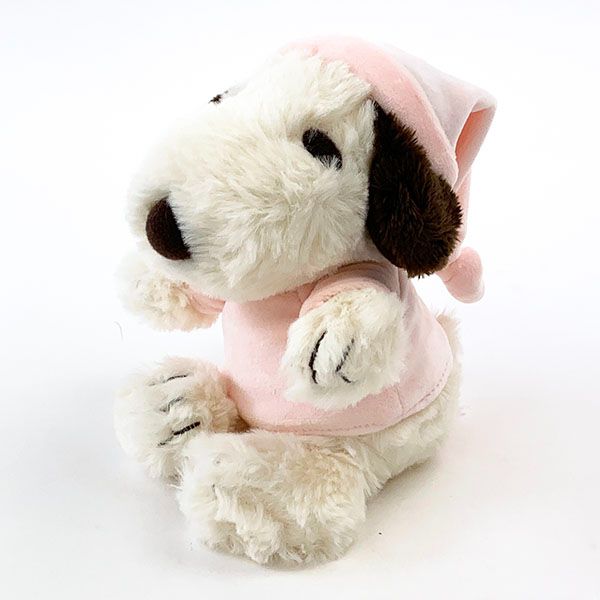 スヌーピー ぬいぐるみ ふわくた パジャマ ピンク マスコット インテリア