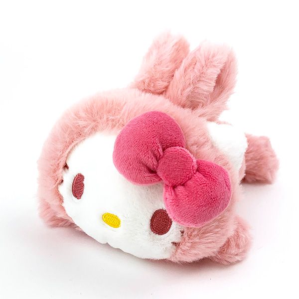 ハローキティ ふんわりうさぎ ぬいぐるみ マスコット インテリア