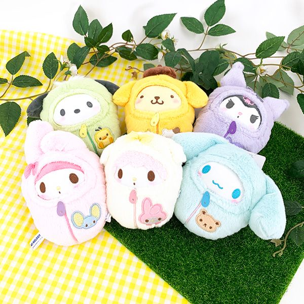 サンリオ ねぶくろマスコット ポムポムプリン ぬいぐるみ キーホルダー