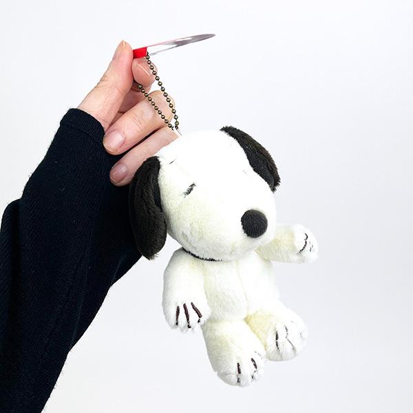 スヌーピー ふわふわマスコット モカ ぬいぐるみ ボールチェーン