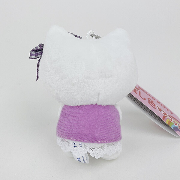 サンリオ ハローキティ 推し色マスコット パープル 紫 キーホルダー