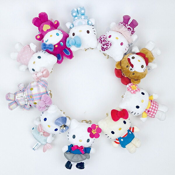 サンリオ ハローキティ マスコットコレクション カオハナ ブルー