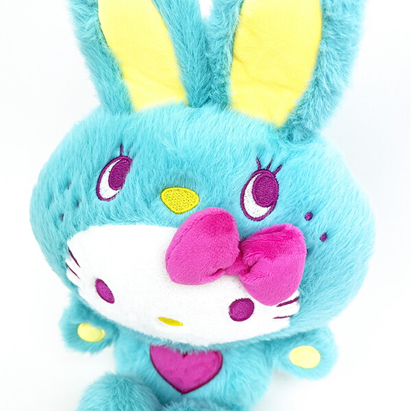 サンリオ ハローキティ ぬいぐるみ カラフルバニー S ミント