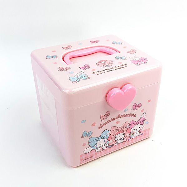サンリオ サンリオキャラクターズ 持ち手付きボックス（M）収納 整理