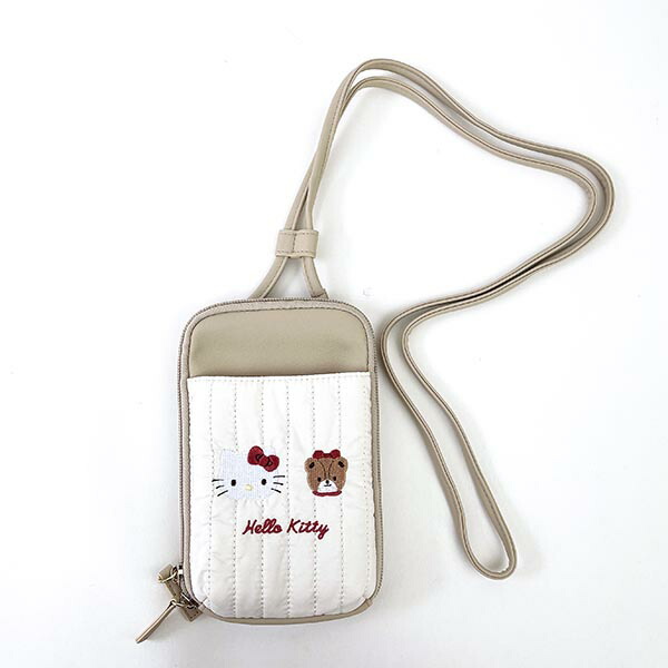 サンリオ ハローキティ マルチショルダー ポーチ キルティング スマホ