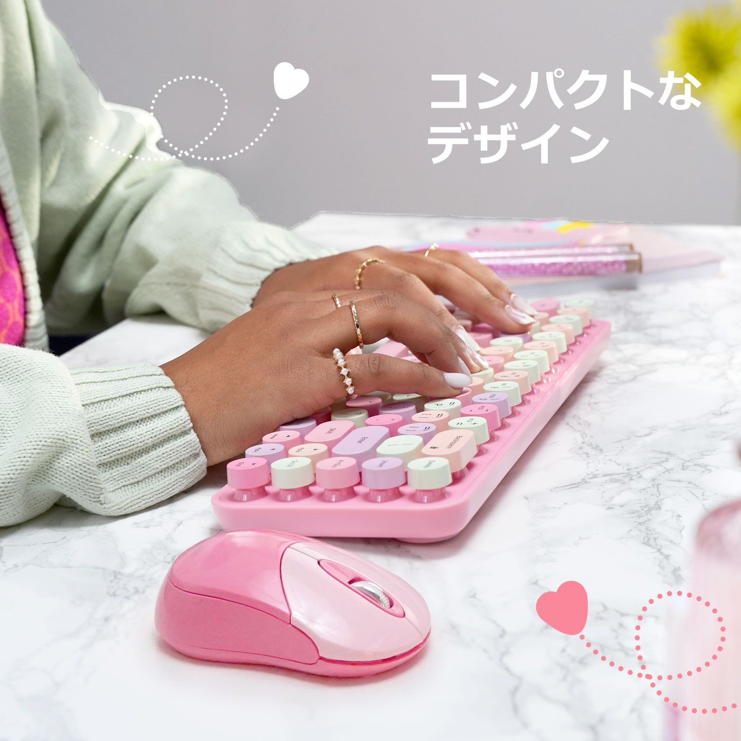 楽天市場】ペリックス ワイヤレス ミニ キーボード マウスセット