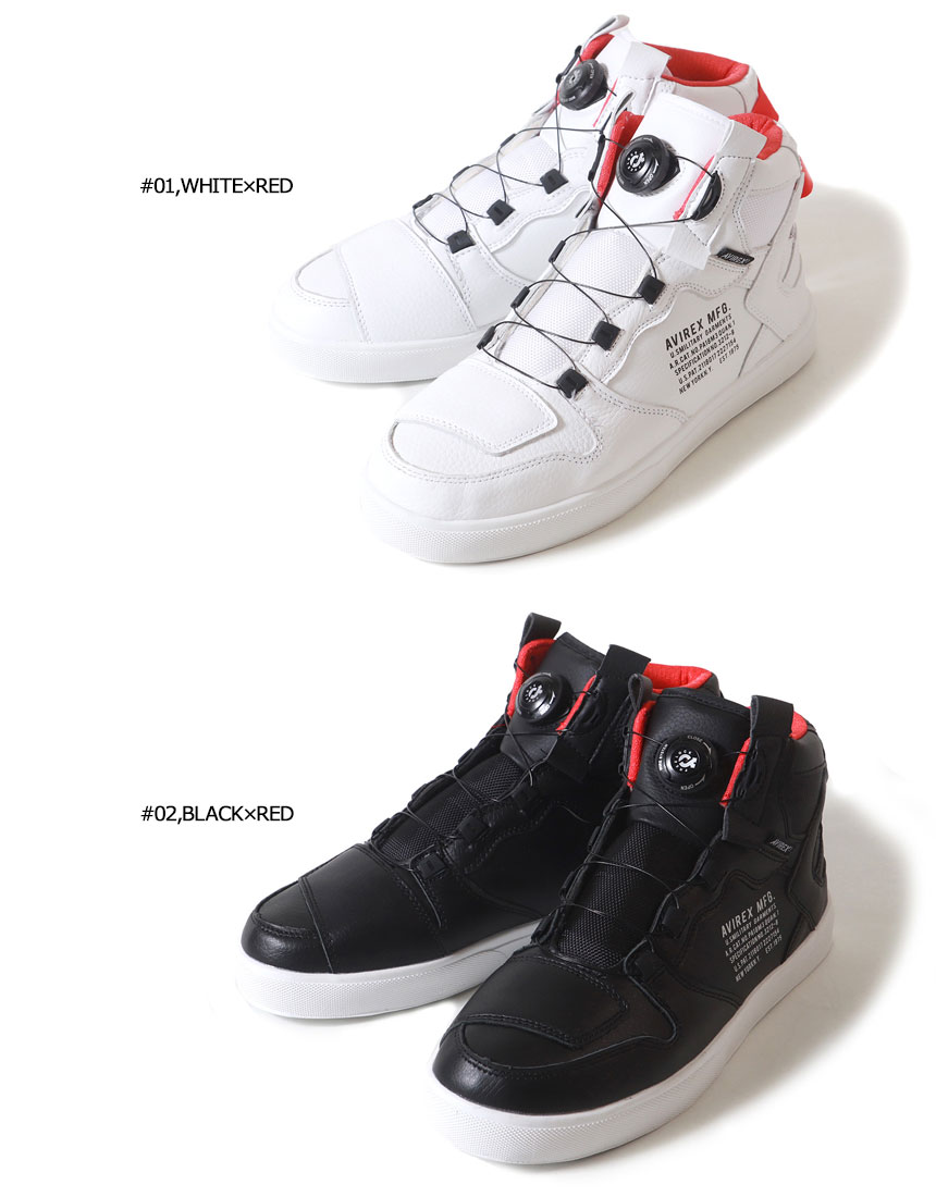 アビレックス AVIREX DICTATOR MC ダイヤルロック ミッドカット