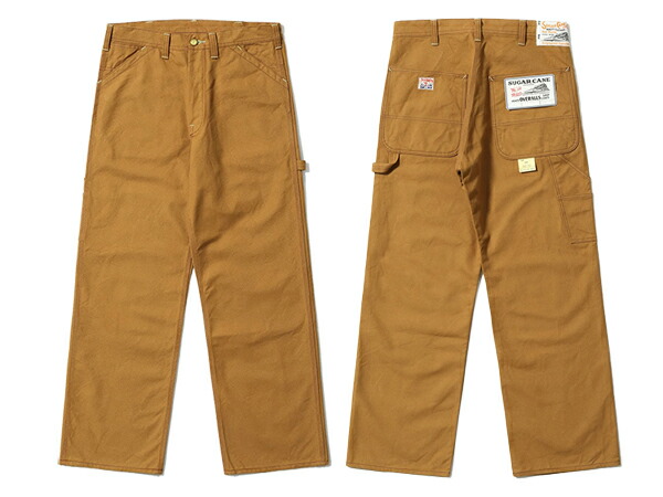 シュガーケーン SUGAR CANE ワークパンツ SC42497 ブラウンダック 13oz