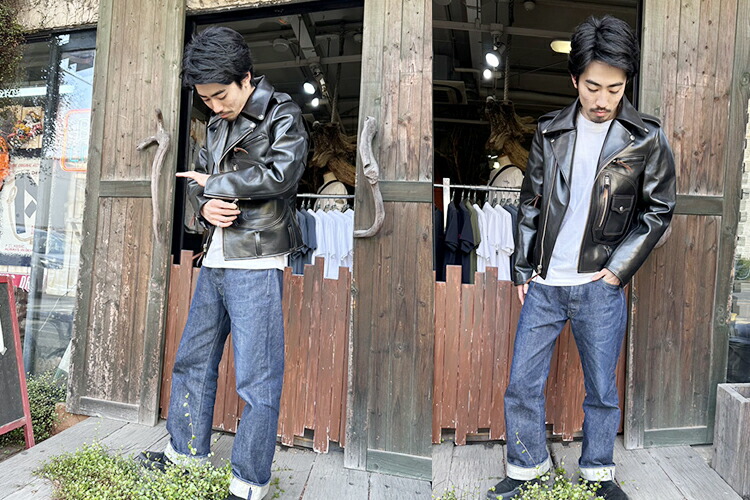 Y'2 LEATHER ワイツーレザー HR-55 VINTAGE HORSE D-POCKET ダブル