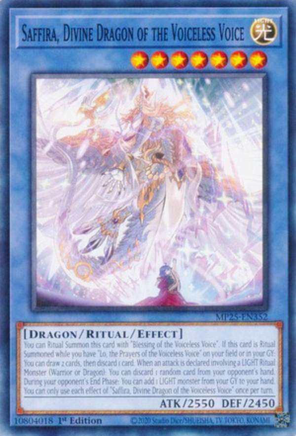 楽天市場】遊戯王 PHNI-EN020 粛声の竜賢姫サフィラ Saffira, Dragon