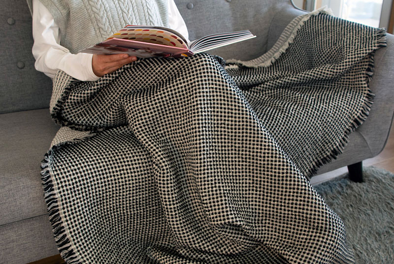 楽天市場】Georg Jensen Damask ブランケット Waffle throw ( ジョージ