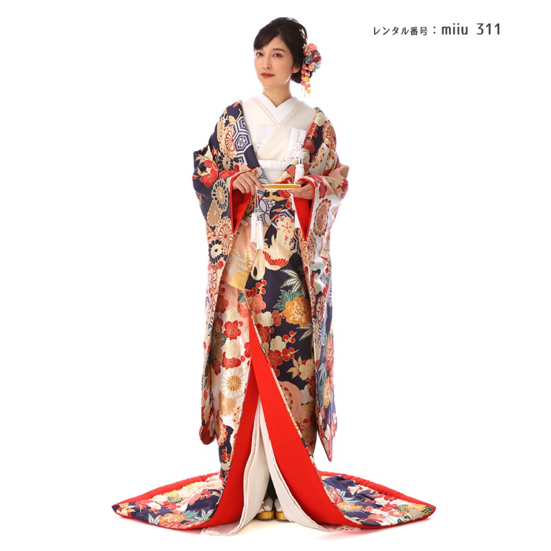 楽天市場】色打掛 レンタル miiu_311 彩雲菊花文 結婚式 神前式 高級